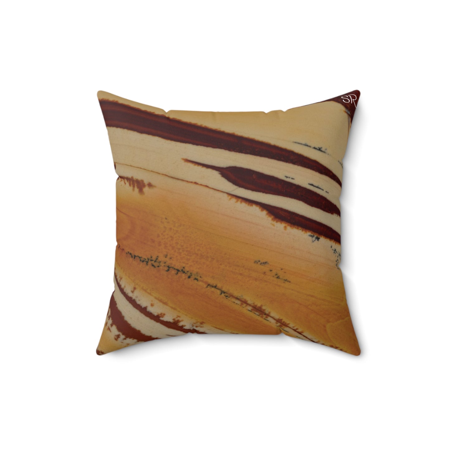 Owyhee Jasper Faux Suede Square Pillow