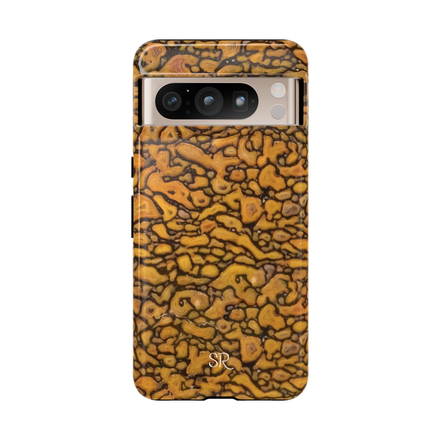 Agatized Fantasy Yellow Gembone Tough Cases