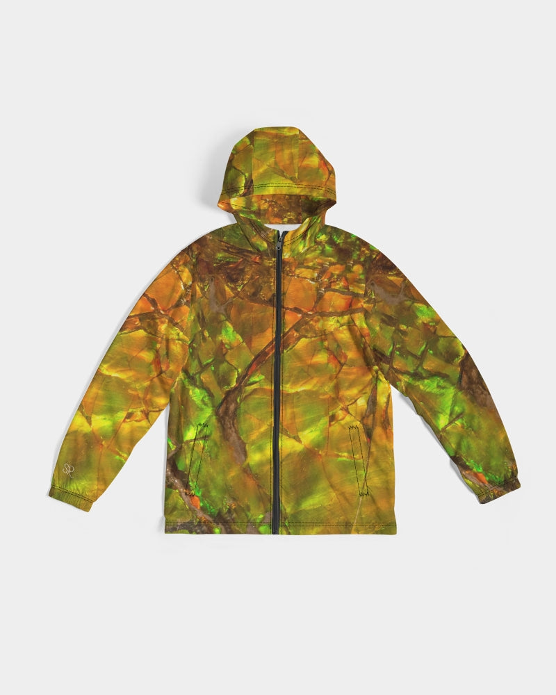 Ammolite Spiritual Energy & Growth Men's Jewel Windbreaker