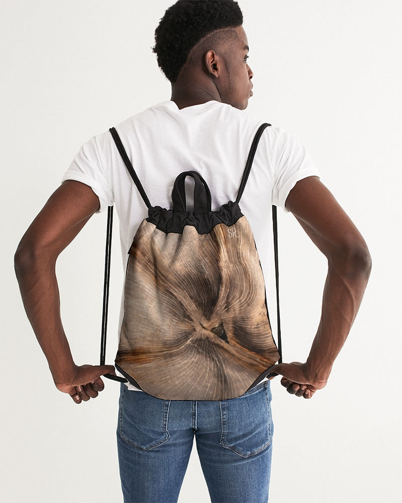 Petrified Sycamore Wood Canvas Drawstring Bag