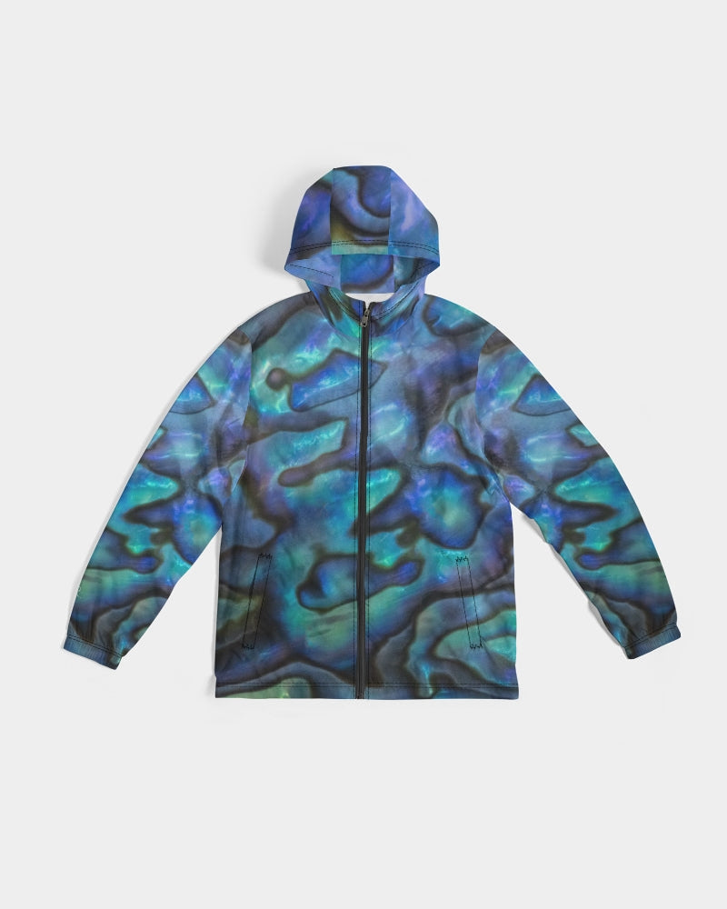 Paua Shell Treasure Men's Windbreaker