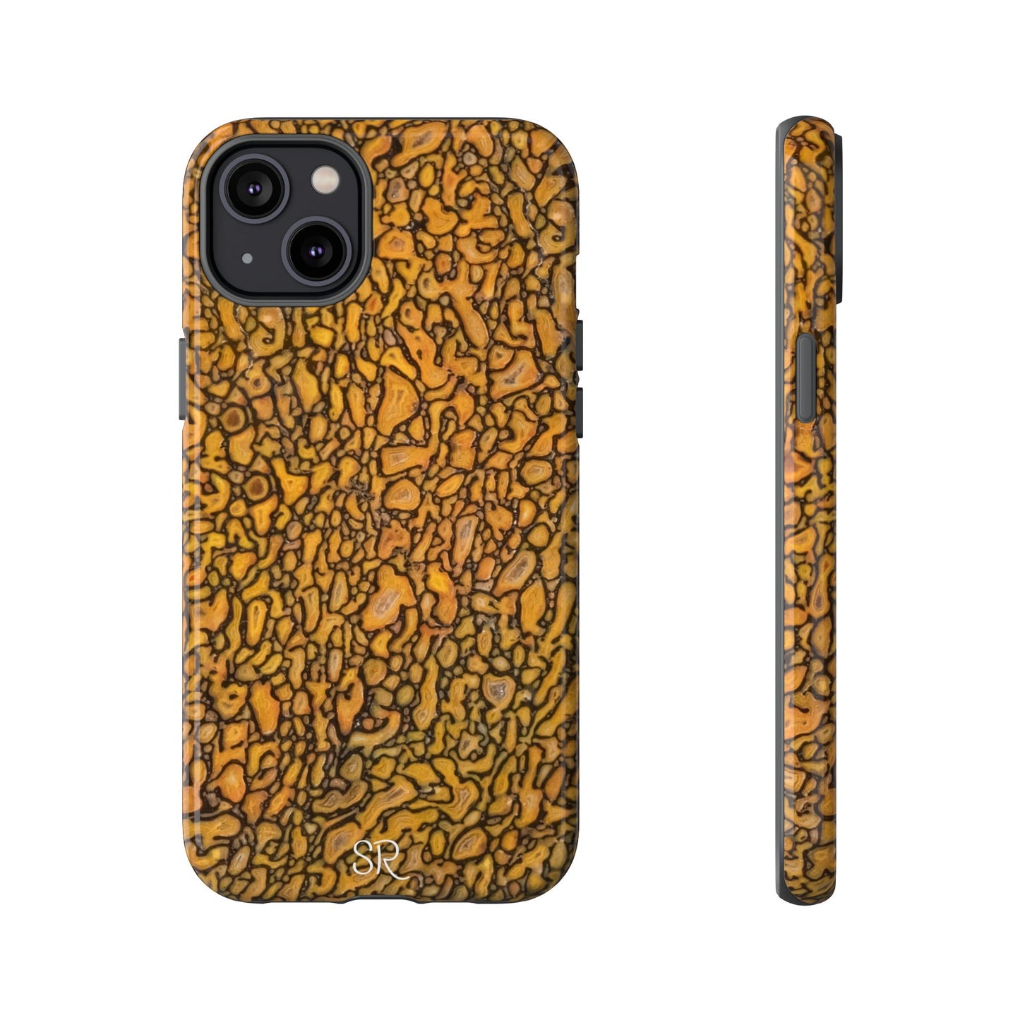 Agatized Fantasy Yellow Gembone Tough Case