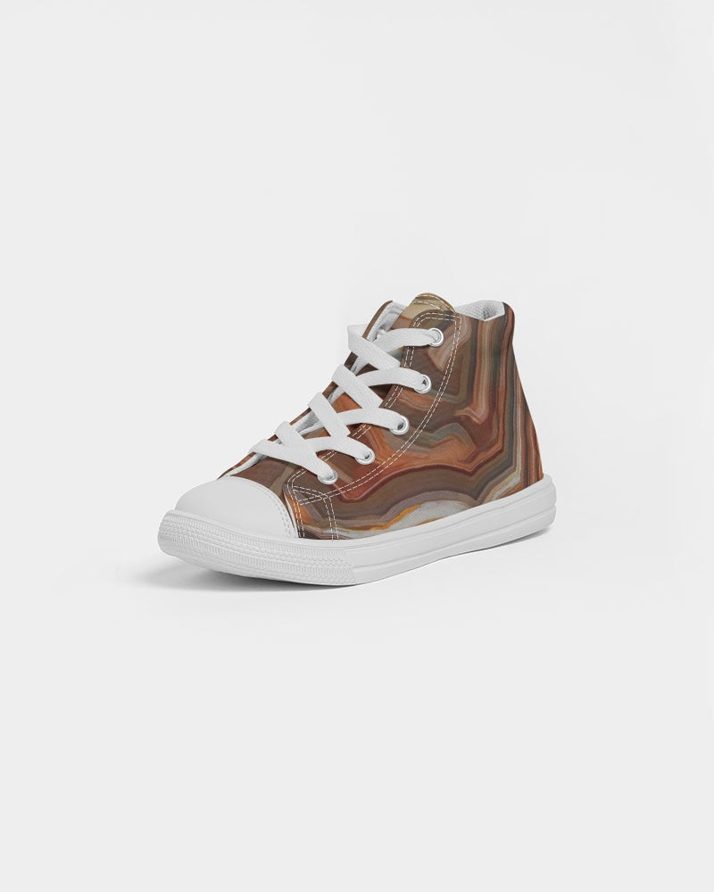 Laguna Agate Kids Hightop Canvas Shoe