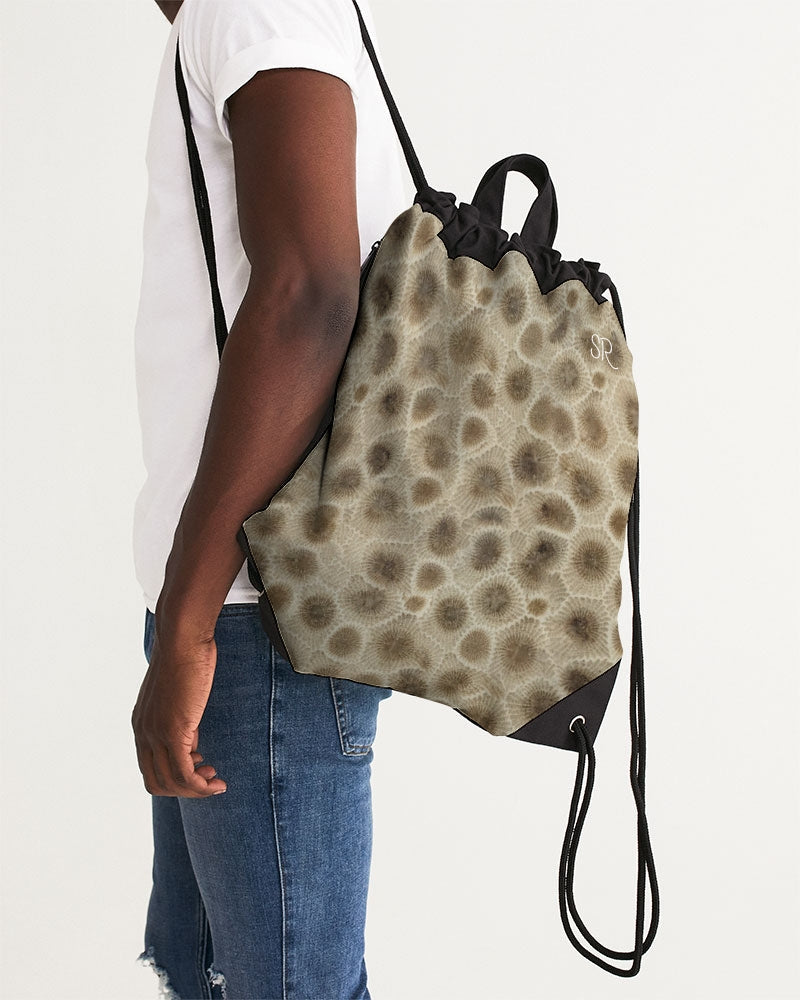 Petoskey Stone Canvas Drawstring Bag