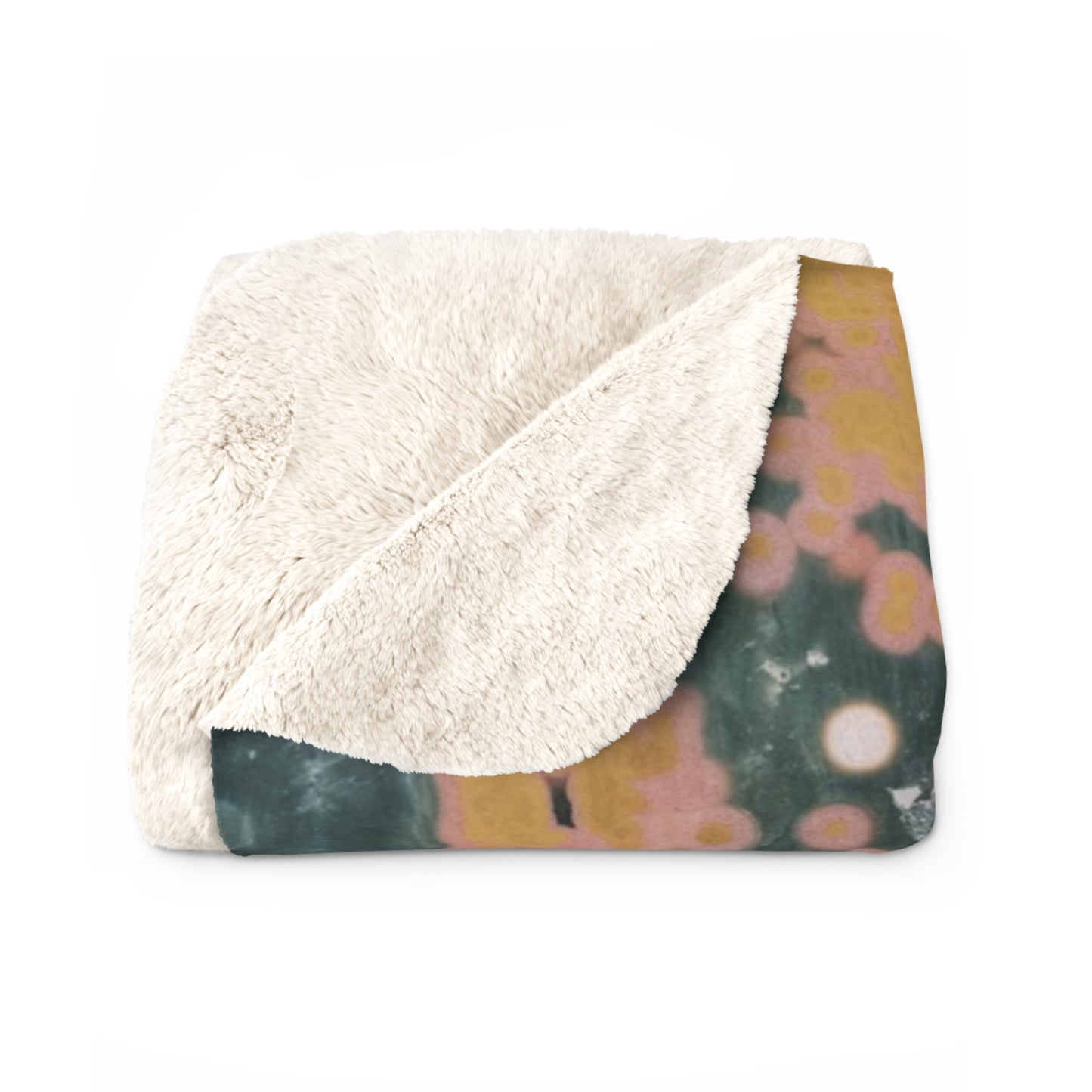 Ocean Jasper Serenity Comfort Sherpa Fleece Blanket