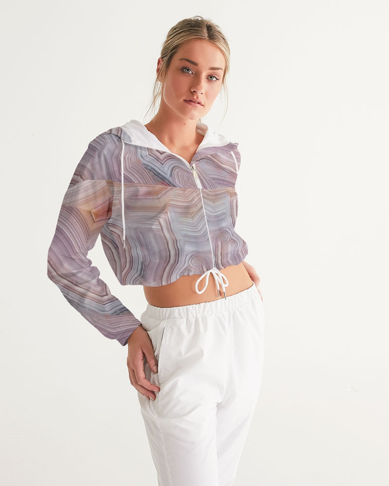 Laguna Agate Creativity Women's Cropped Windbreaker