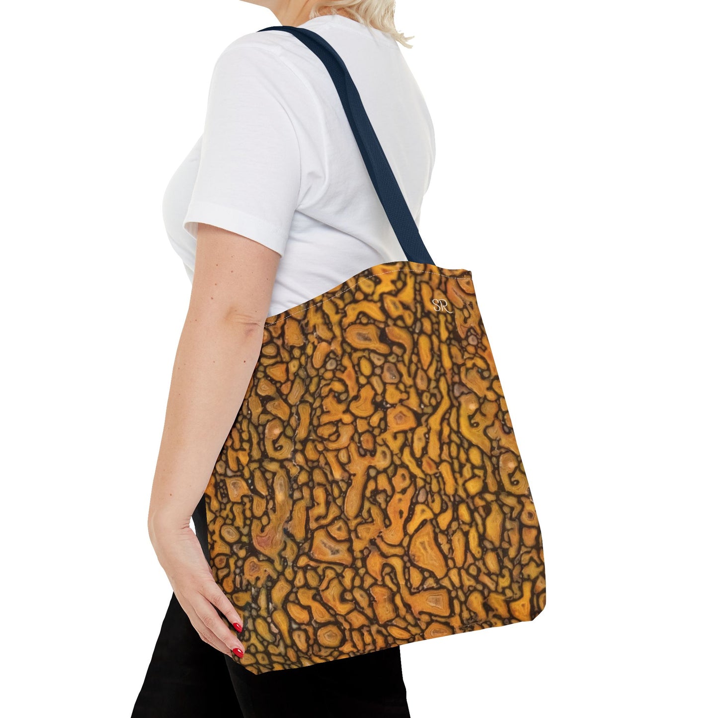 Agatized Fantasy Yellow Gembone Tote