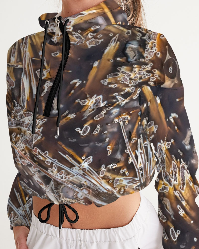 Turkish Stick Agate Vitality Cropped Windbreaker