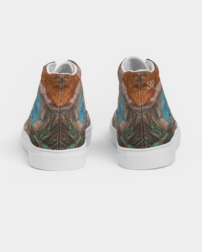 Turkish Petrified Collawood Women's Hightop Canvas Shoe