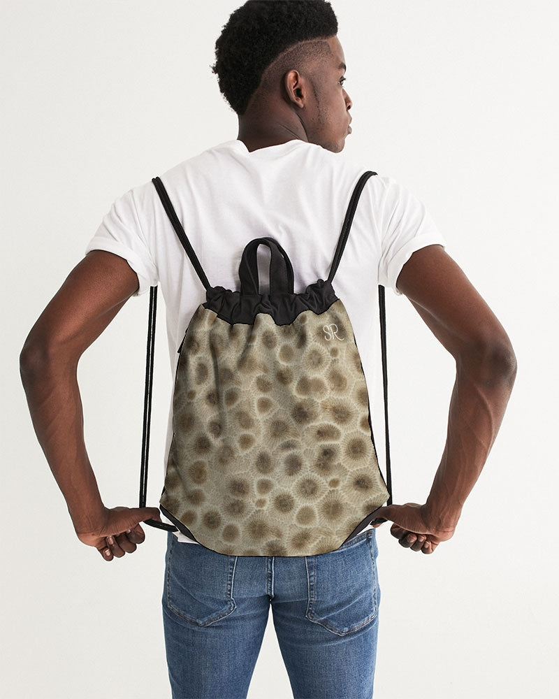 Petoskey Stone Canvas Drawstring Bag