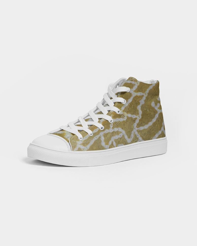 Chain Coral Men's Hightop Canvas Shoe