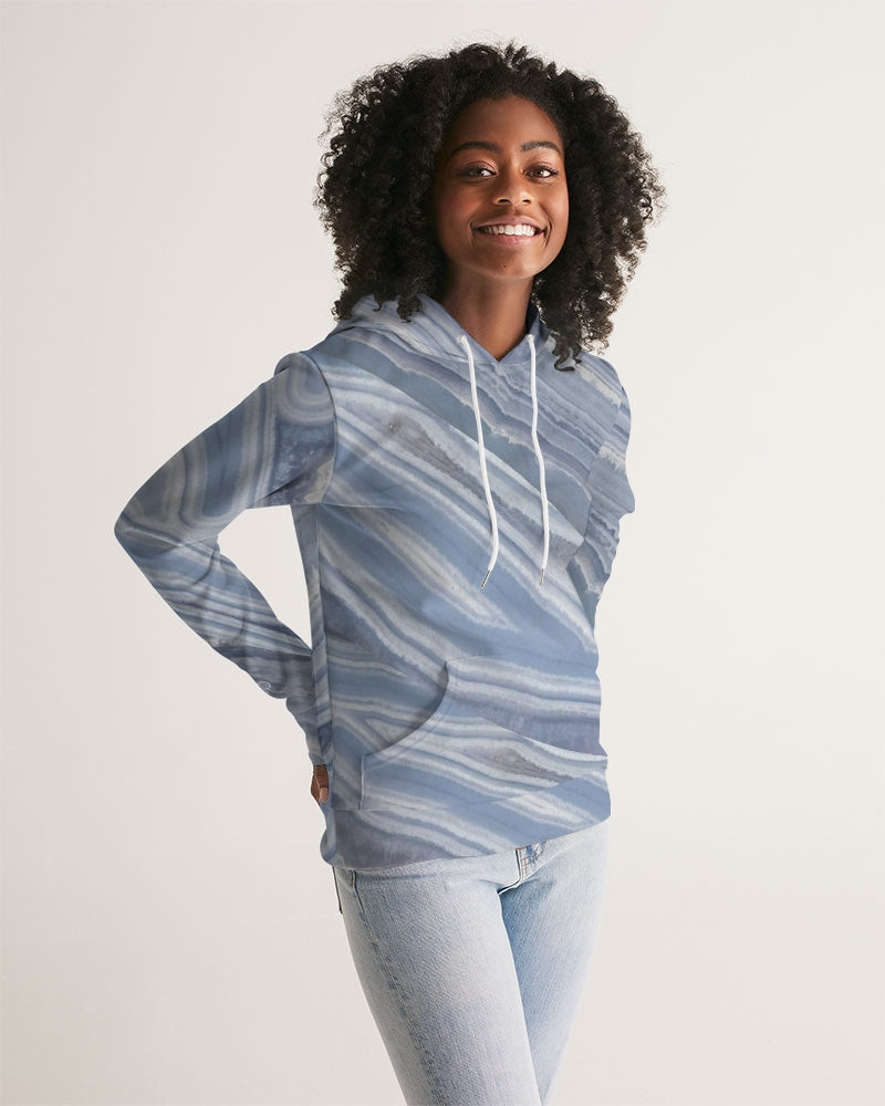 Blue Lace Nurturing Agate Women's Hoodie