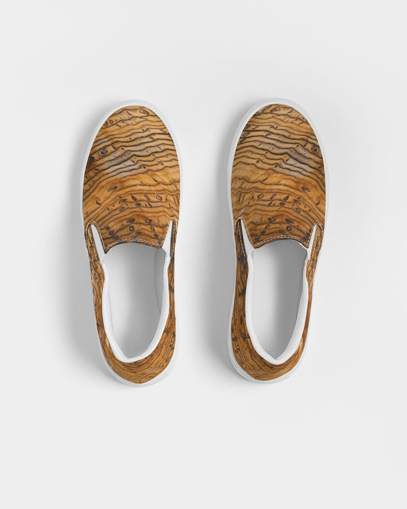 Hell's Canyon Sequoia Petrified Wood Men's Slip-On Canvas Shoe