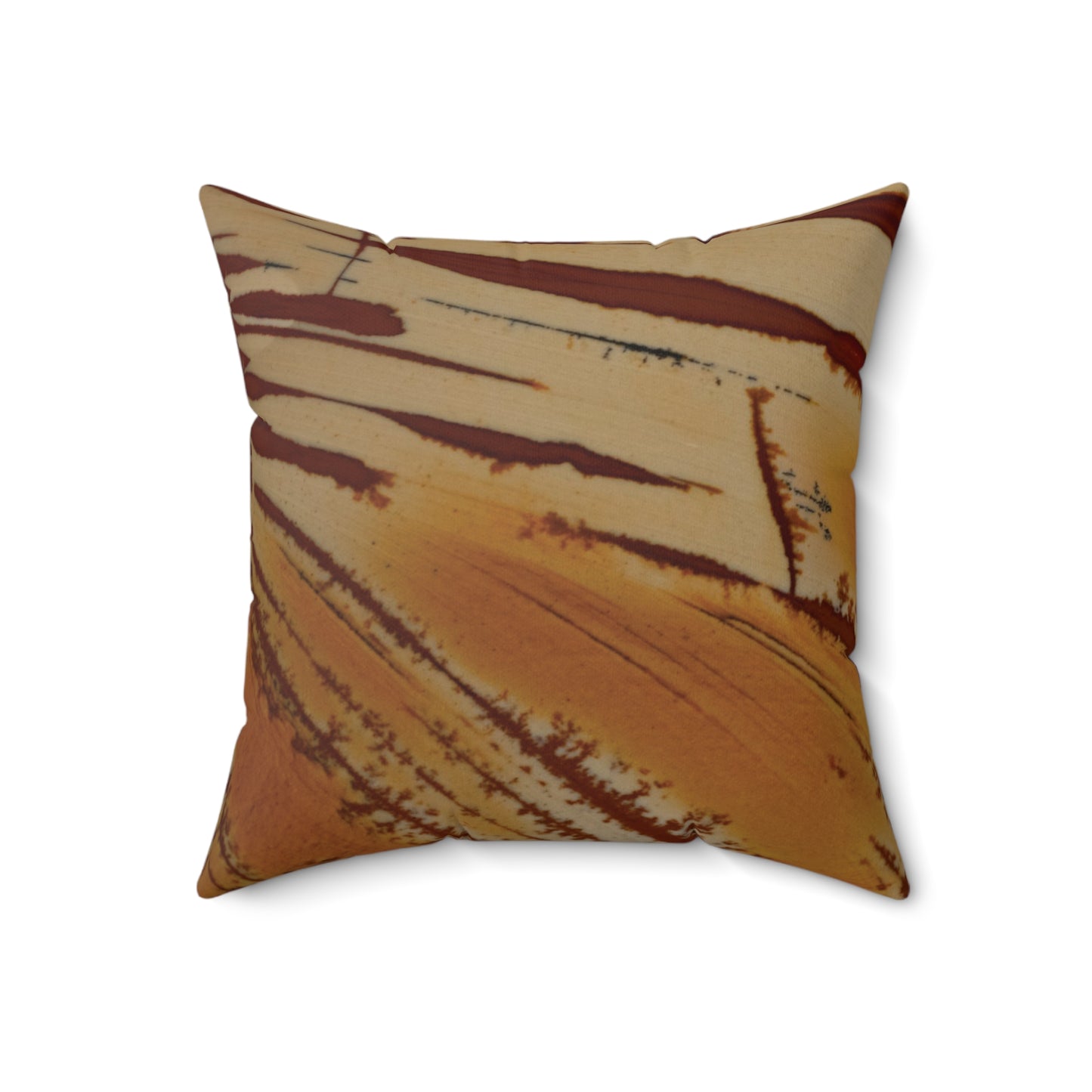 Owyhee Jasper Faux Suede Square Pillow