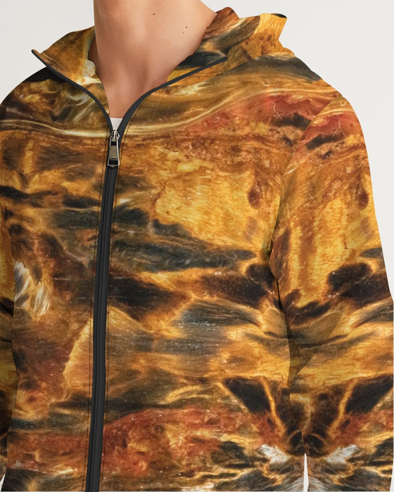 Golden Pietersite Spiritual Men's Windbreaker