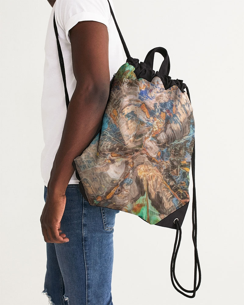 Turkish Petrified Collawood Canvas Drawstring Bag