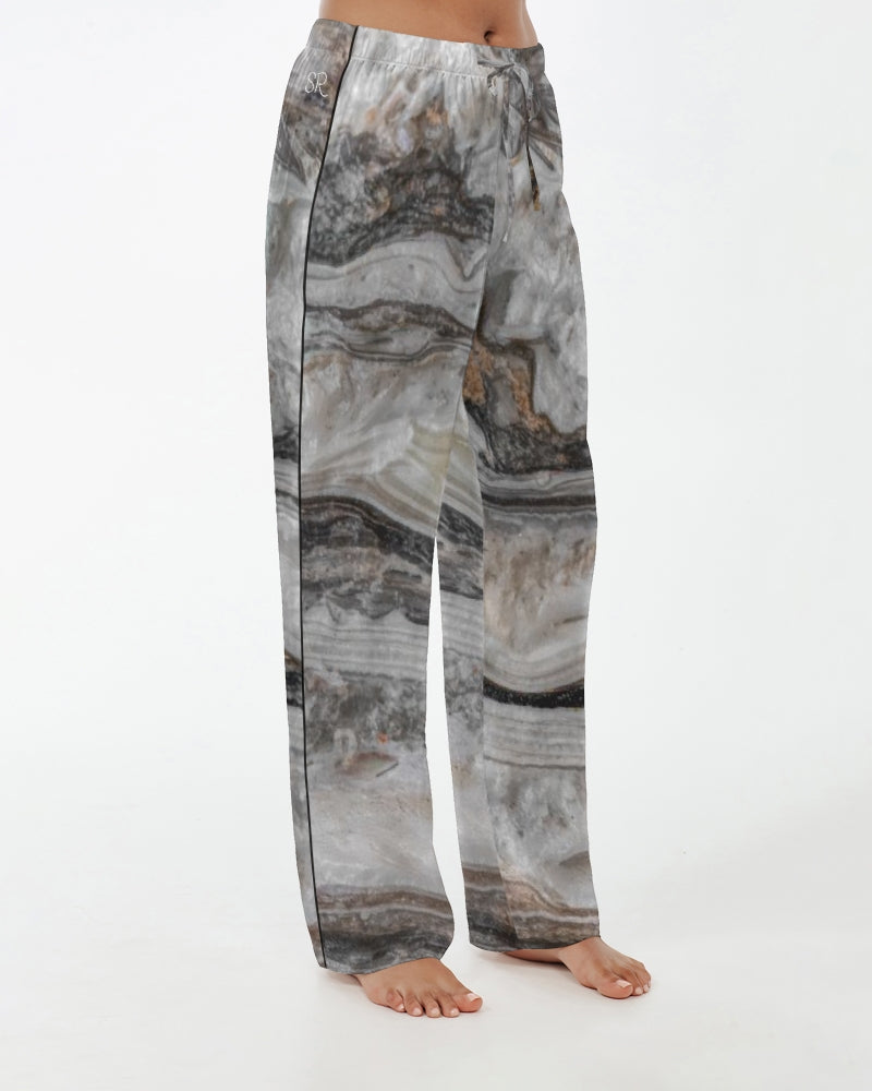 Travertine Onyx Powerful Vibrations Women's Satin Pajama Pants