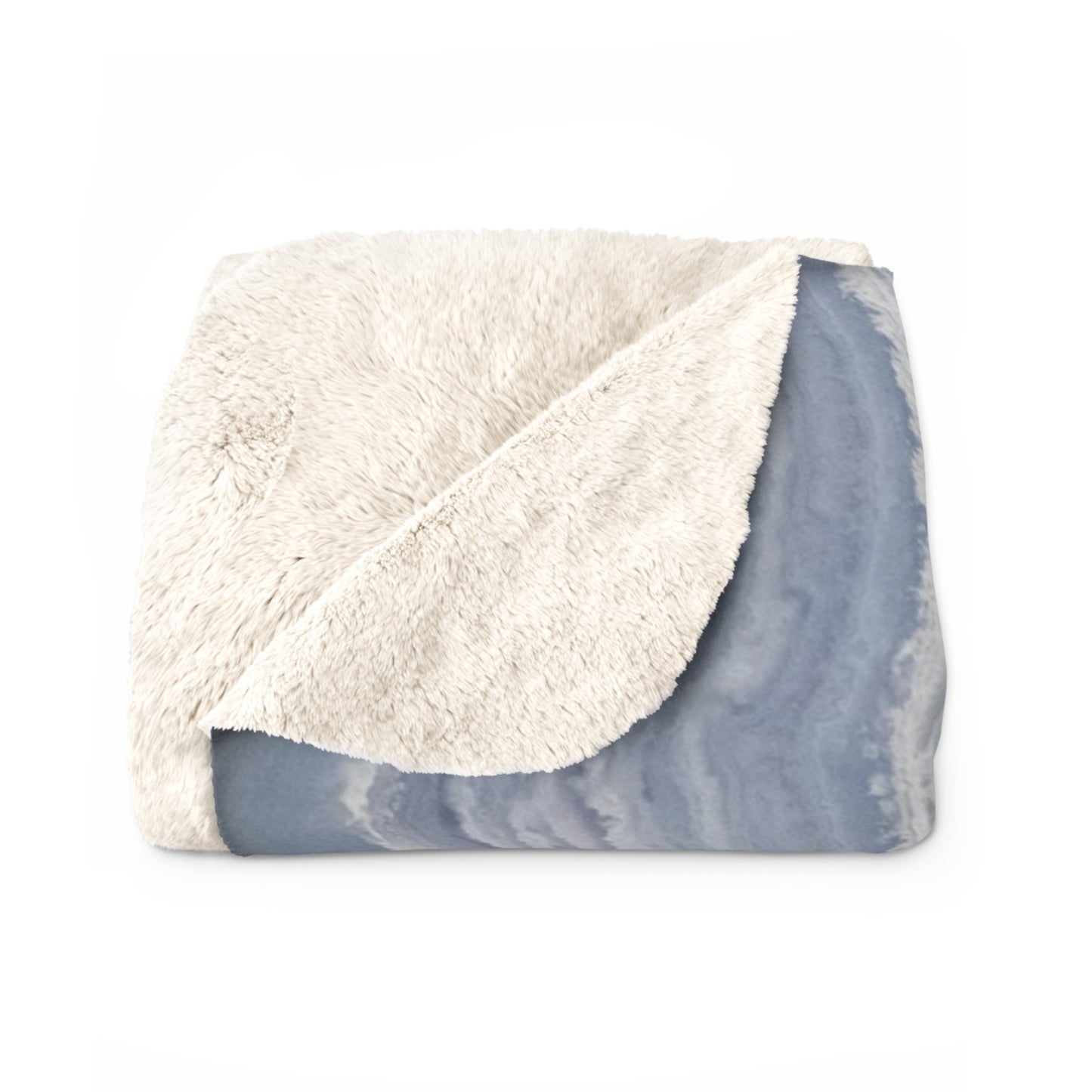 Blue Agate Serenity Comfort Sherpa Fleece Blanket