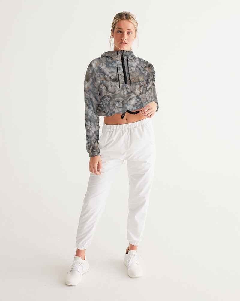 Plume Agate Spirituality Cropped Windbreaker