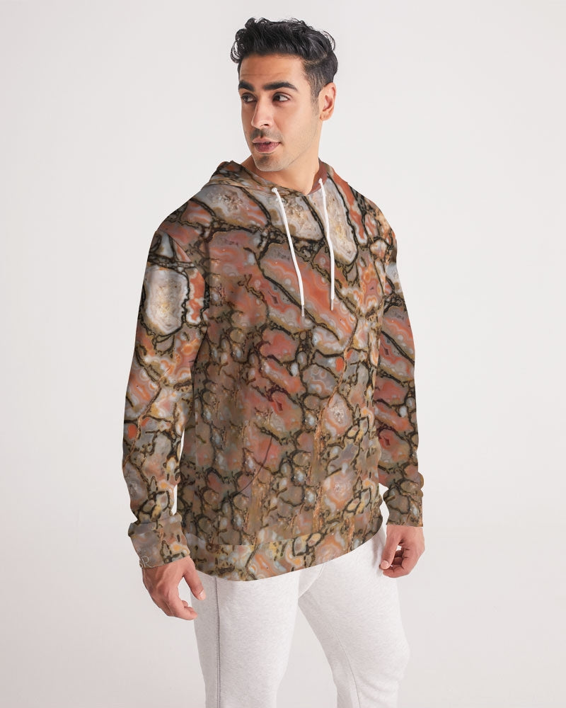 Agatized Orb Gembone Men's Hoodie