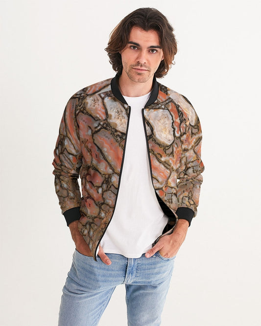 Agatized Orb Gembone Bomber Jacket