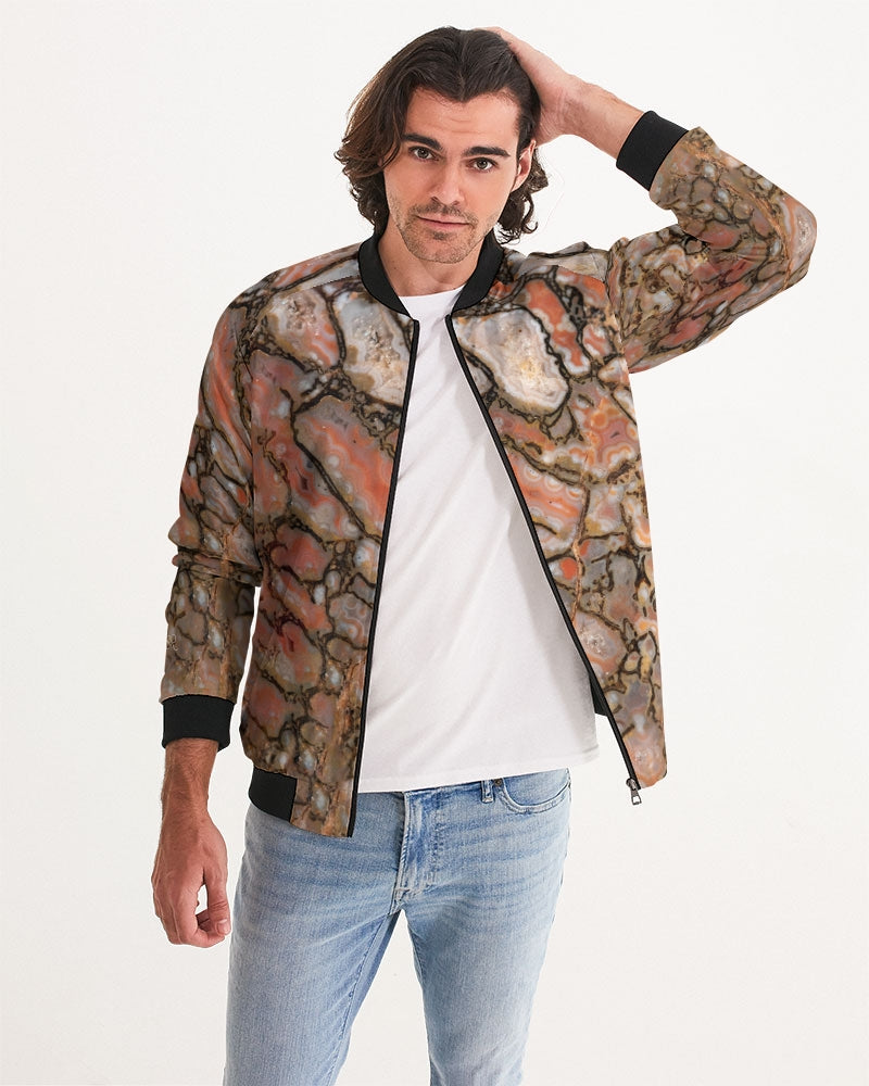 Agatized Orb Gembone Bomber Jacket