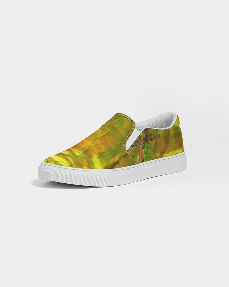 Ammolite Spiritual Growth & Energy Women's Slip-On Canvas Shoe