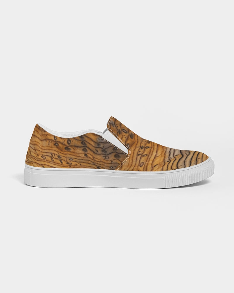 Hell's Canyon Sequoia Petrified Wood Women's Slip-On Canvas Shoe