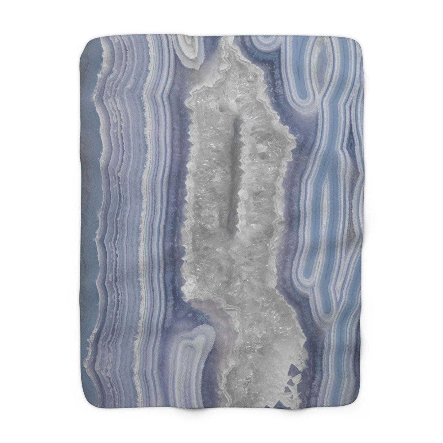 Blue Agate Serenity Comfort Sherpa Fleece Blanket