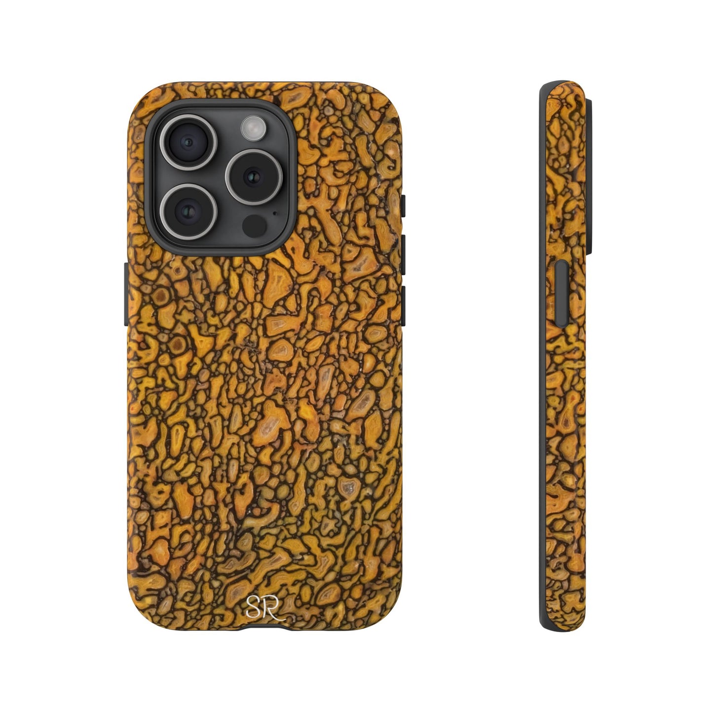 Agatized Fantasy Yellow Gembone Tough Case