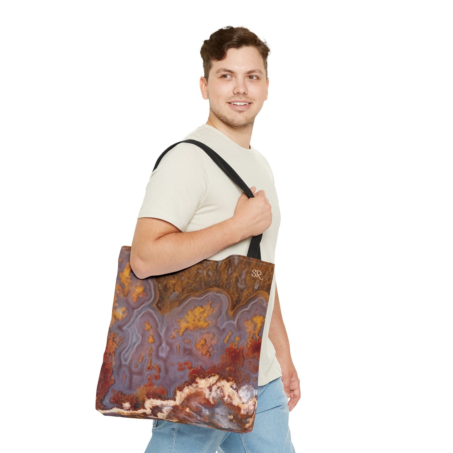 Plume Agate Tote Bag