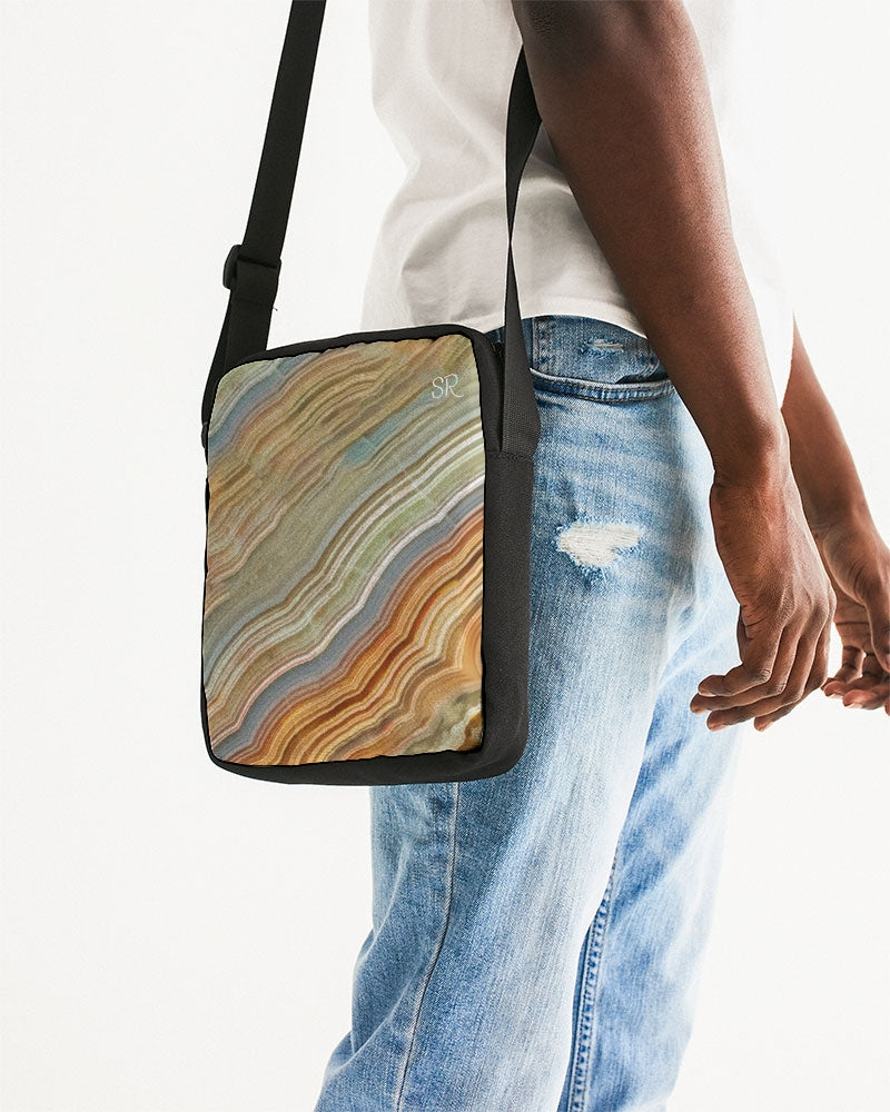 Crazy Lace Agate Joyfulness Messenger Pouch