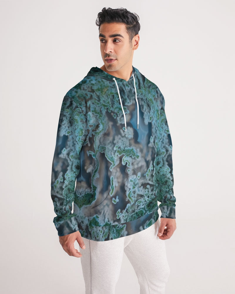 Green Moss Agate Men's Tranquility Hoodie