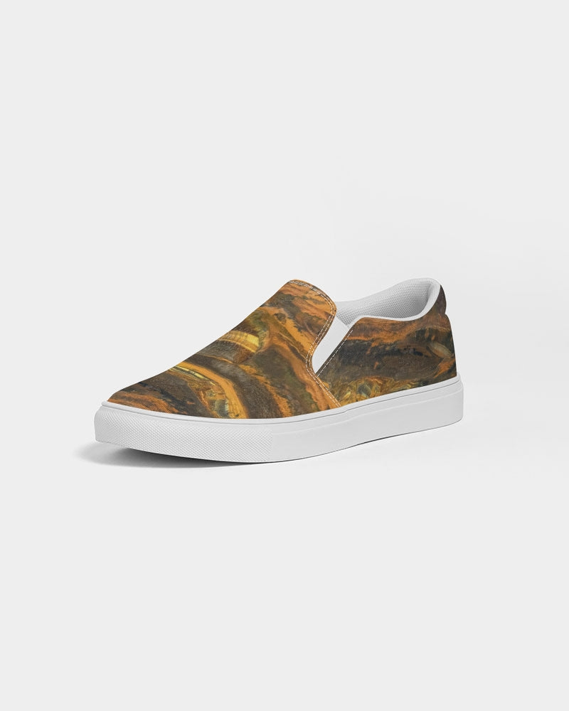 Marra Mamba Tiger's Eye Spiritual Stability Slip-On Canvas Shoes