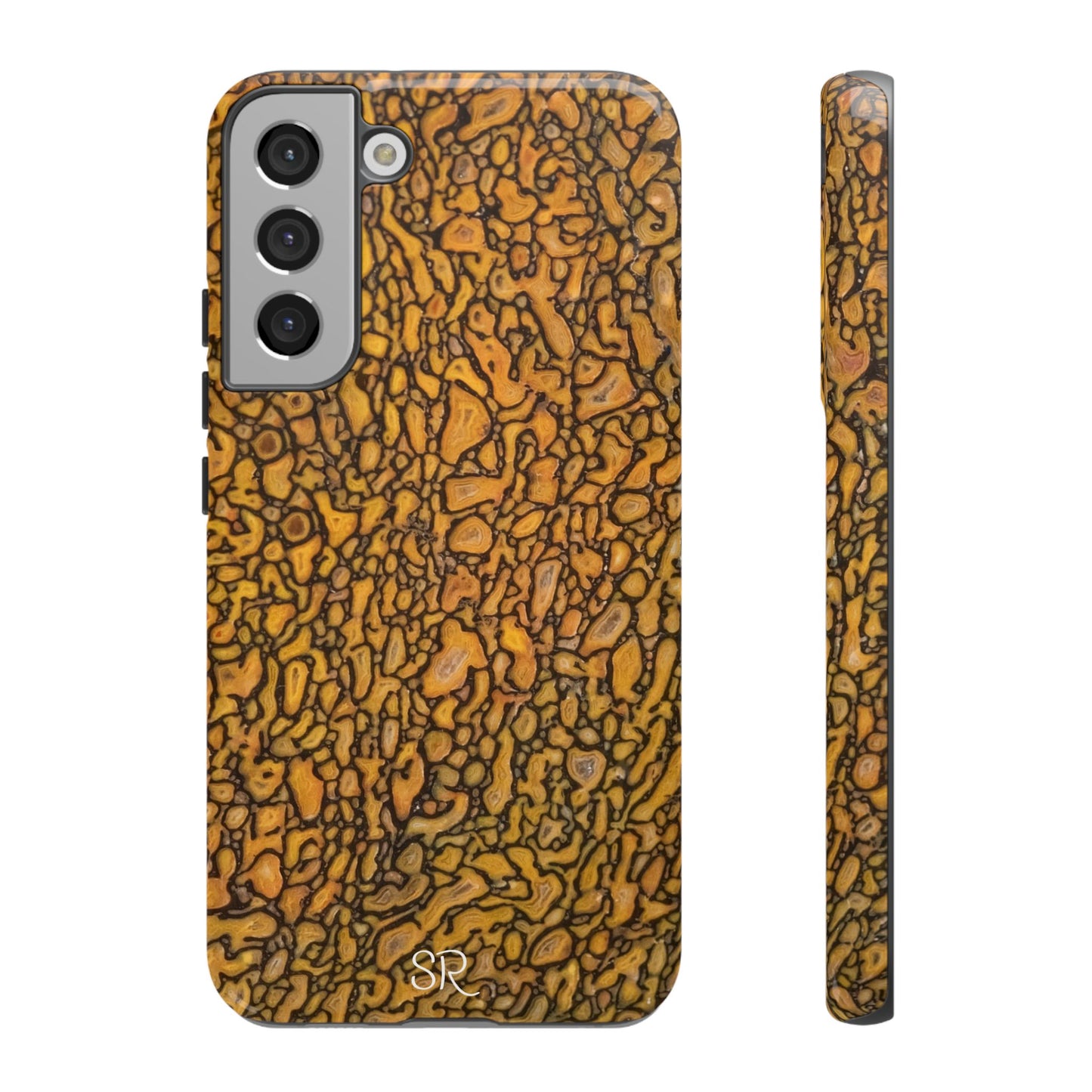 Agatized Fantasy Yellow Gembone Tough Case