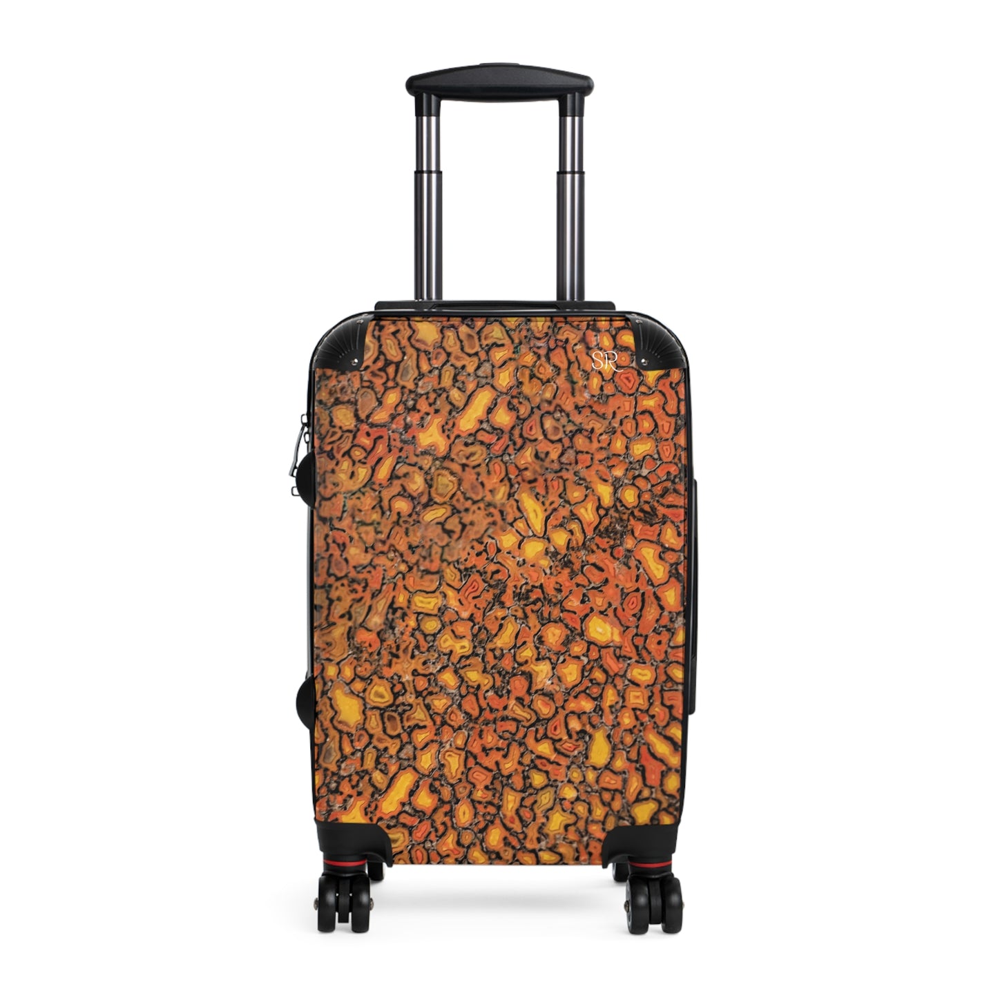 Agatized Canary Red Luggage