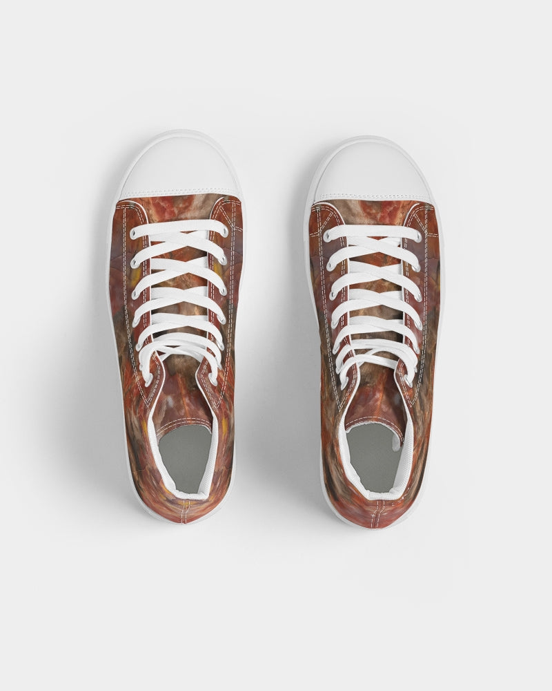 Petrified Wood Men's Hightop Canvas Shoe