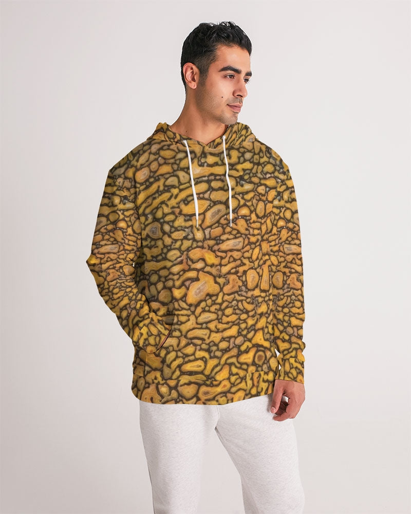 Agatized Fantasy Yellow Gembone Men's Hoodie