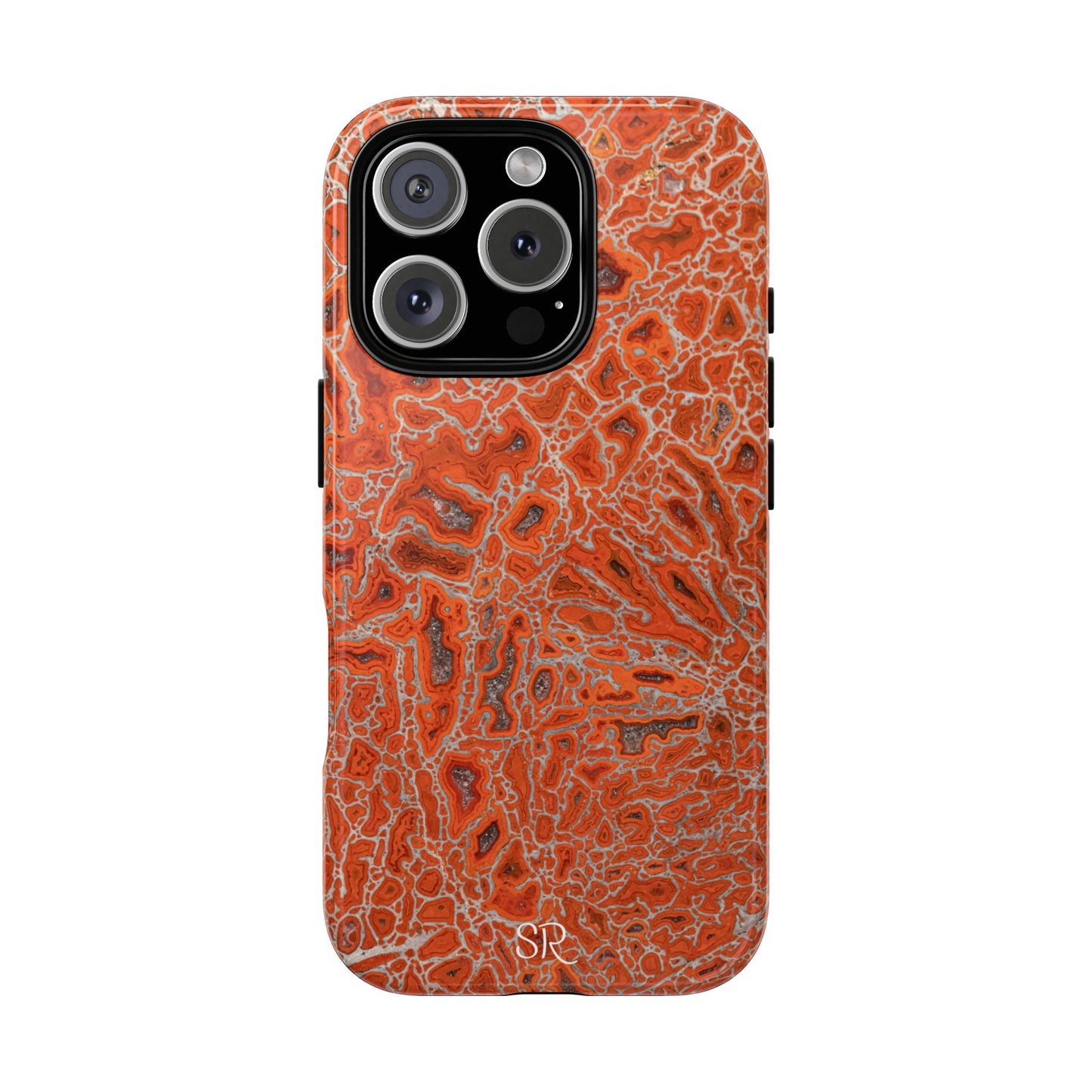 Agatized Ruby Red Gembone Tough Case