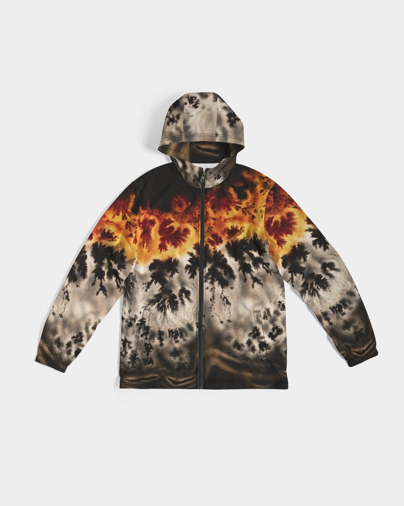 Brazilian Plume Agate Men's Windbreaker