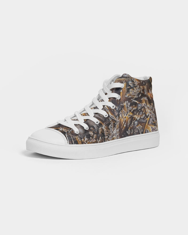 Turkish Stick Agate Vitality Women's Hightop Canvas Shoe