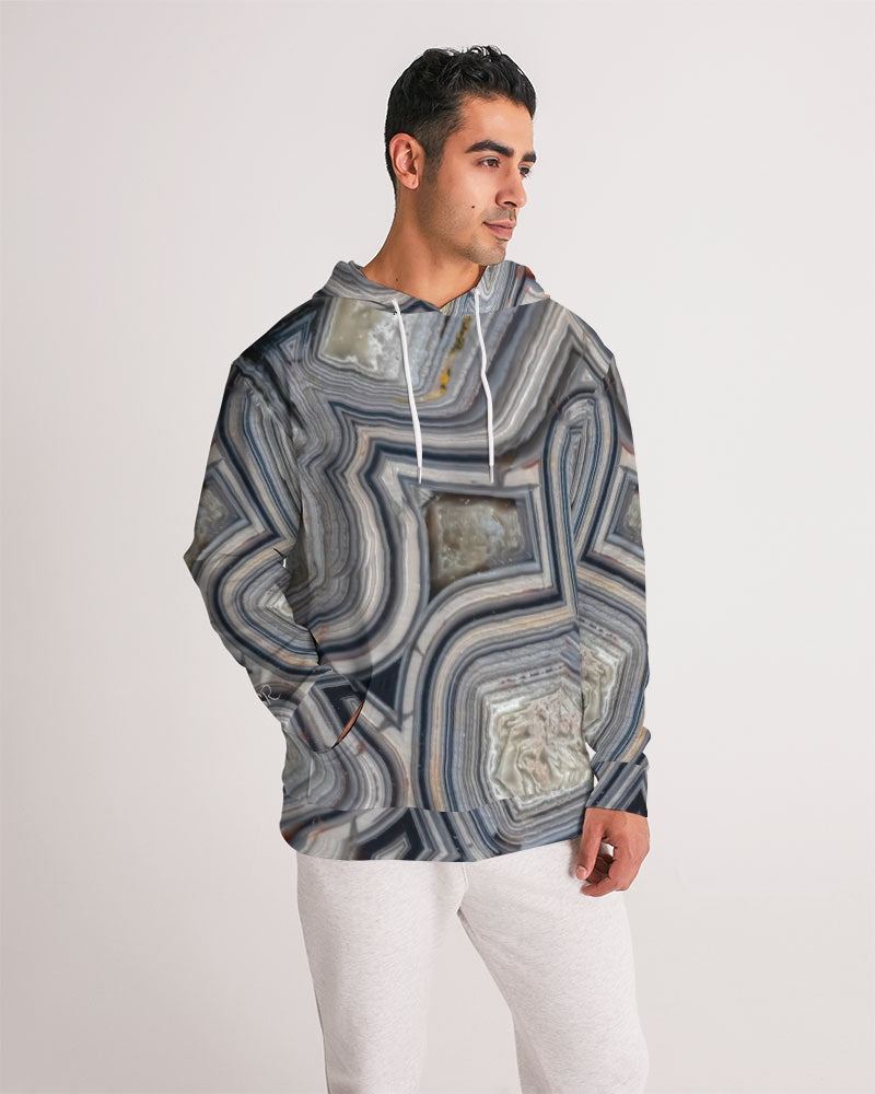 Crazy Lace Agate Optimism Men's Hoodie