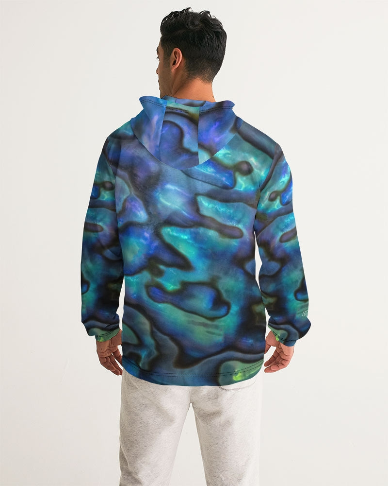 Paua Shell Treasure Men's Windbreaker