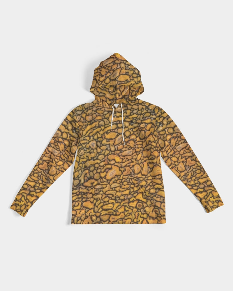 Agatized Fantasy Yellow Gembone Men's Hoodie