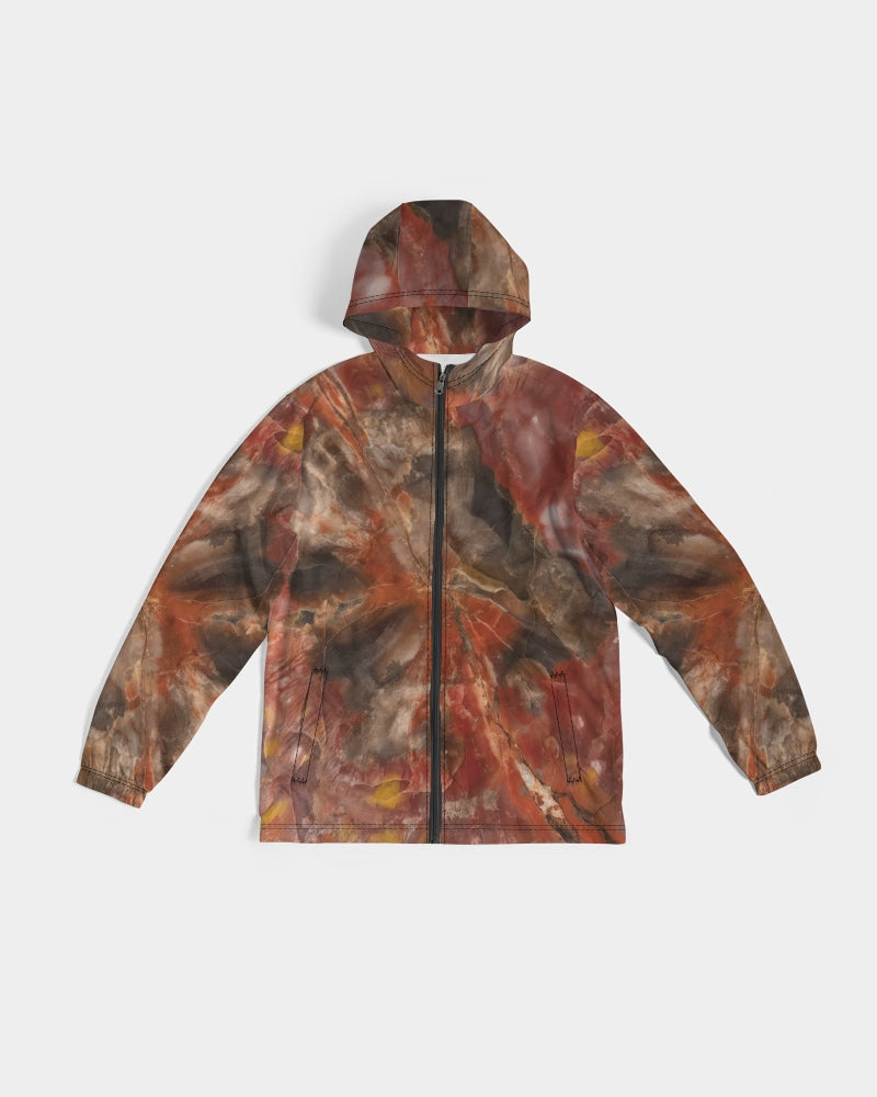 Petrified Wood Men's All-Over Print Windbreaker