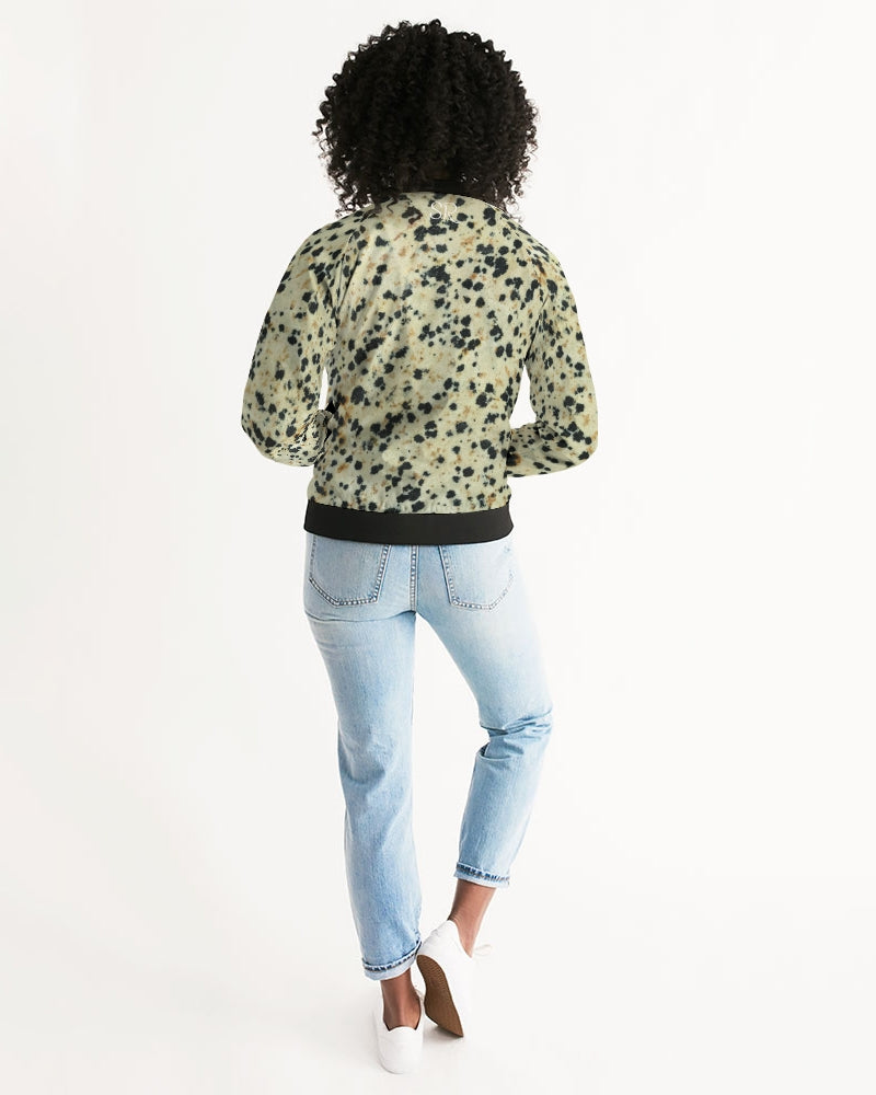 Dalmatian Jasper Transformation Women's Bomber Jacket