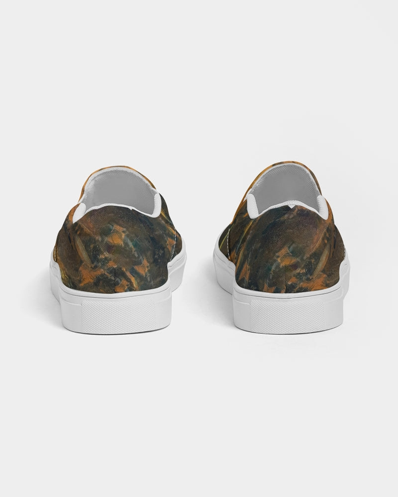 Marra Mamba Tiger's Eye Spiritual Stability Slip-On Canvas Shoes