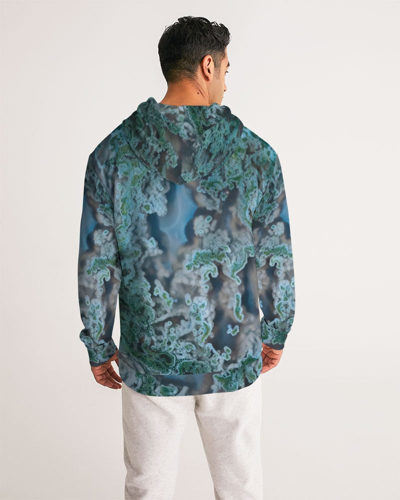 Green Moss Agate Men's Tranquility Hoodie