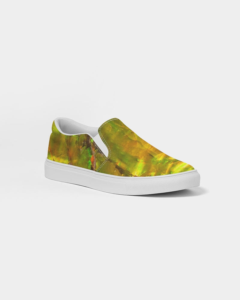 Ammolite Spiritual Growth & Energy Women's Slip-On Canvas Shoe