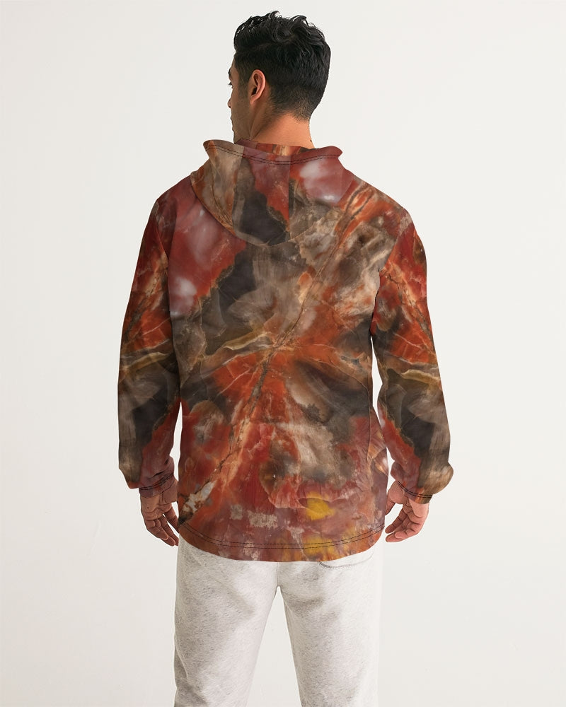 Petrified Wood Men's All-Over Print Windbreaker